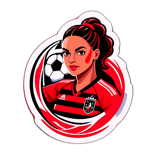 Adesivo Feminino do Flamengo