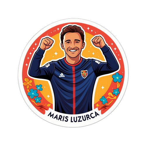Sticker pentru a comemora un moment special din viața lui Marius Lazurca