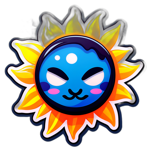 ラビットと朝日をテーマにしたデザイン