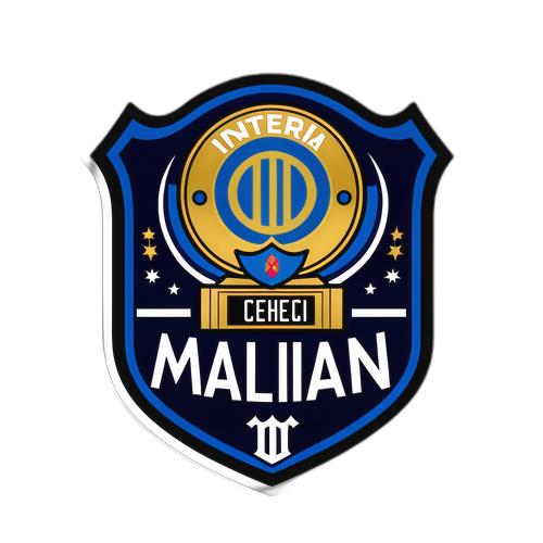 Reka Bentuk Pelekat Chic Inter Milan