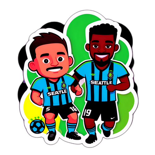 Trận đấu Seattle vs Inter Miami phiên bản hoạt hình