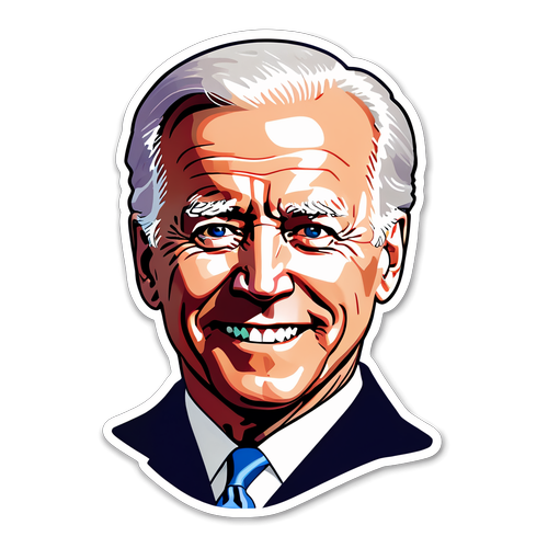 Wazo la Sticker la Kizamani: Usisahau Maisha ya Mapema ya Joe Biden!