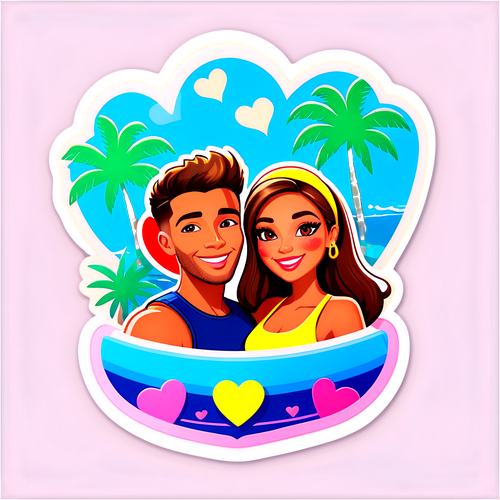 Love Island All Stars 2025 Celebration Sticker