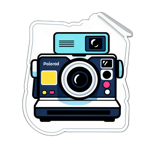 สติกเกอร์กล้องโพลารอยด์ Gemini AI