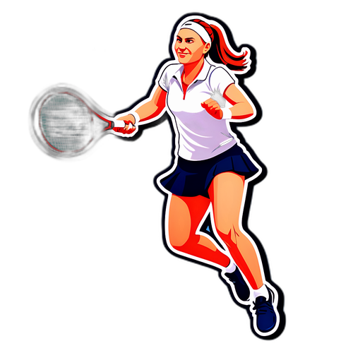 Anna Kalinskaya som spelar tennis