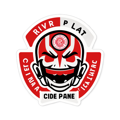 Adesivo Divertido do River Plate