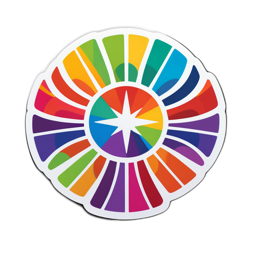 Сучасний дизайн наліпки з логотипом Pluribus