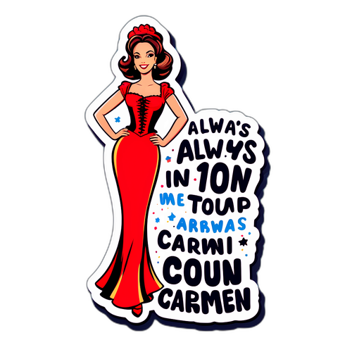 Diseño colorido de Carmen Barbieri en acción