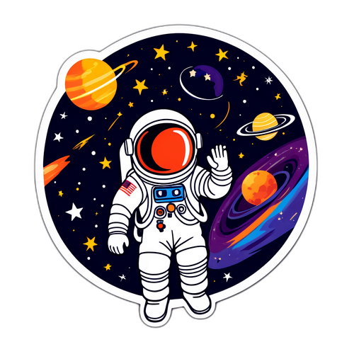 Astronaut in de Ruimte