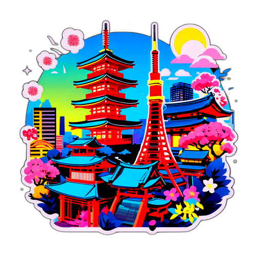 Collage Vibrant de Tokyo