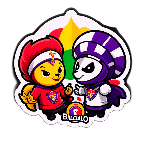 מדבקת קרב ידידותי בין מסמני יאגילוניה ביאליסטוק ופיורנטינה