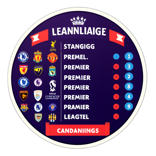 สติกเกอร์แสดงผลการแข่งพรีเมียร์ลีก