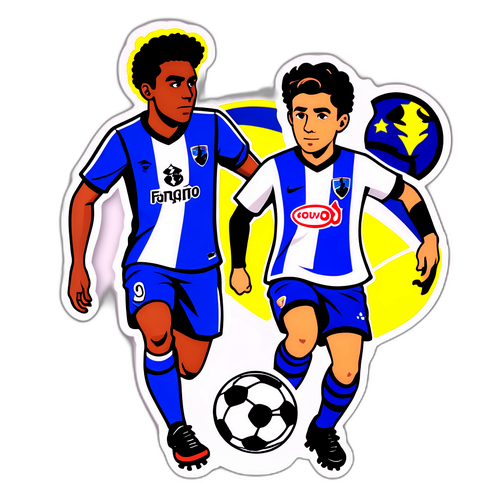 Famalicão ve Braga Futbol Temalı Sticker