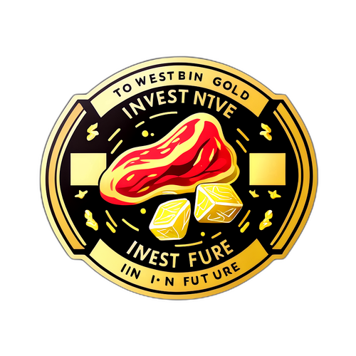 Stiker Investasi Emas