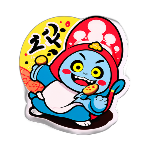 楽しい妖怪のシーン