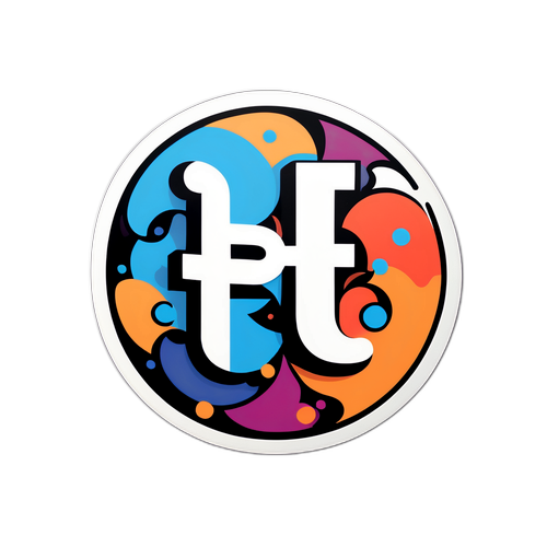 Minimalist 'bt' Logo med Urban Gatekunst