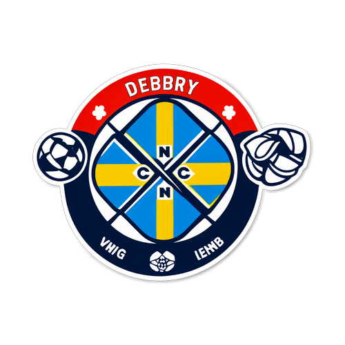 Sticker voor de Noordelijke Derby