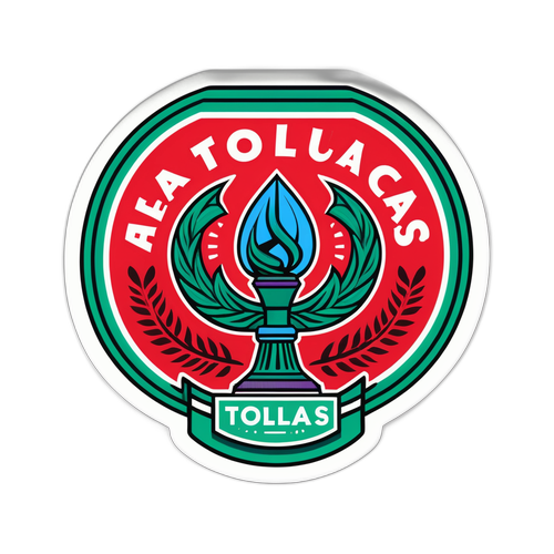 Stiker Penggemar Atlas dan Toluca
