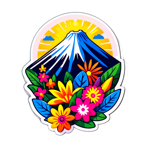 Adesivo Colorido da Guatemala