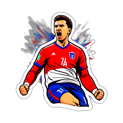 Stiker Aksi Dramatis Aleksandar Pavlović