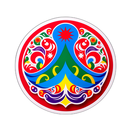Stickers inspirowane kulturą Azerbejdżanu