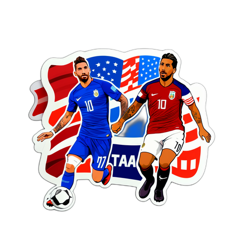 Futbol Efsanelerini Kutlayan Çıkartma