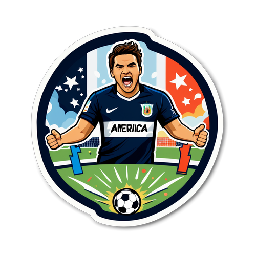 Sticker de los mejores momentos entre América y Monterrey