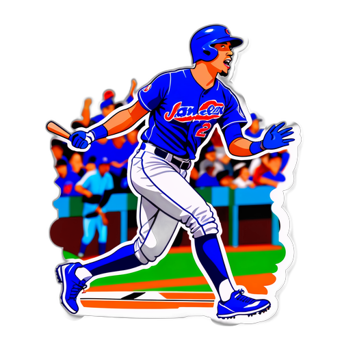 Javier Baez Home Run Celebration