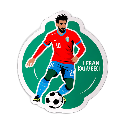 Irfan Can Kahveci'nin Oyun Tarzını Tasvir Eden Modern Tasarım