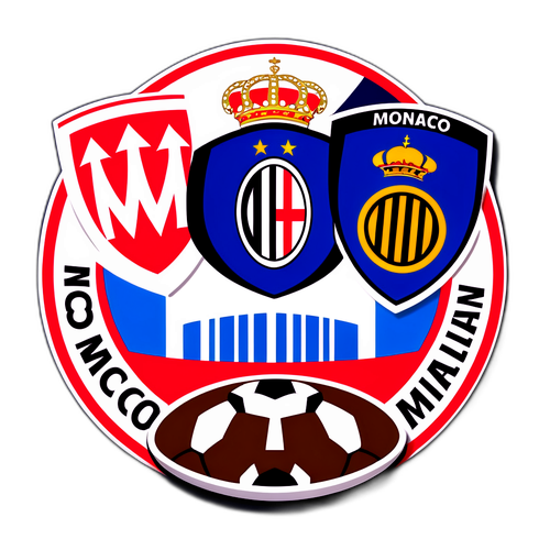 Sticker ya Elegance ya Monaco na Inter Milan