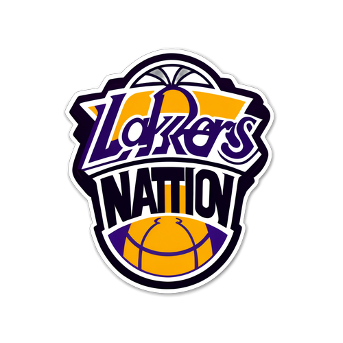 Shocking Lakers Gear! Ang Sticker na Hindi Mo Ma-Miss - 'Lakers Nation' Ipinapakita ang Enerhiya Laban sa Grizzlies!