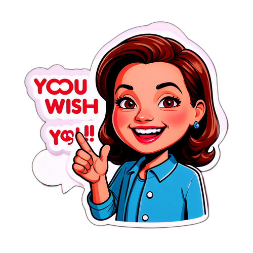 幽默发言人贴纸