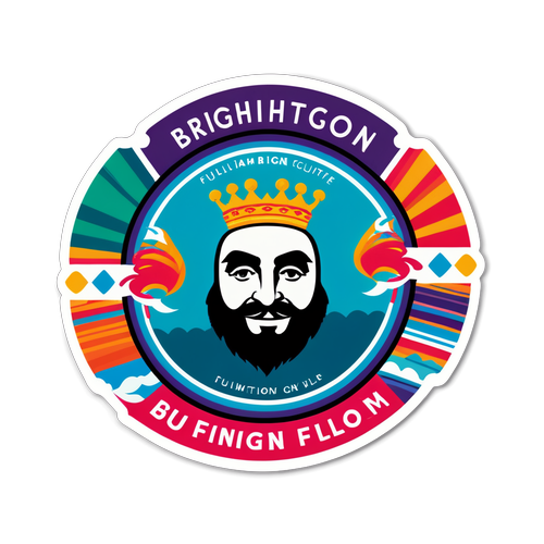 Sticker ya Brighton iliyojaa tamaduni za Fulham na Mashariki mwa London