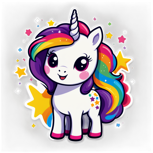 Unlock Your Imagination: Meet the Adorable Unicorn That Brings Rainbows and Stars to Life!