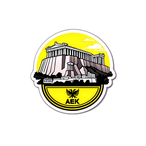 Sticker ya AEK Athens na Akropolis