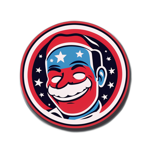 Ironisches Stickerdesign von Extra 3