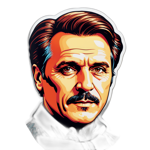 Portret Jaworowicza w stylu pop-art