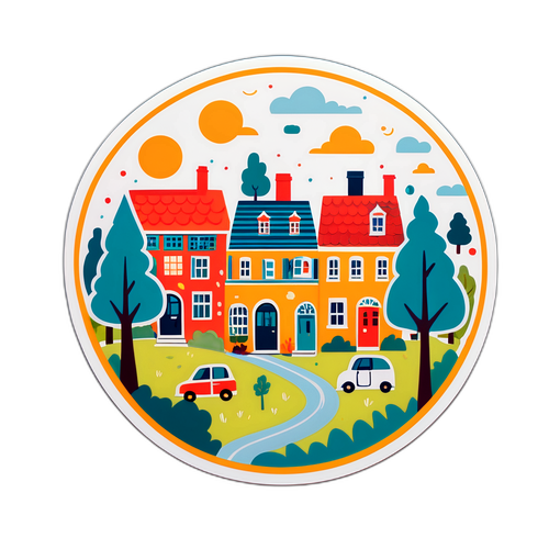 Prinsdal Nabolag Sticker