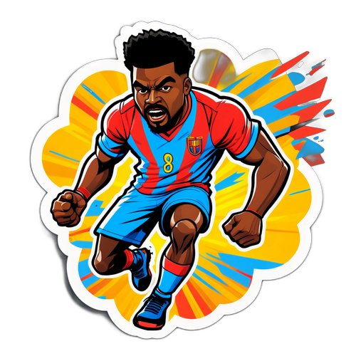 Ilustrasi Kolo Muani dalam Seni Komik