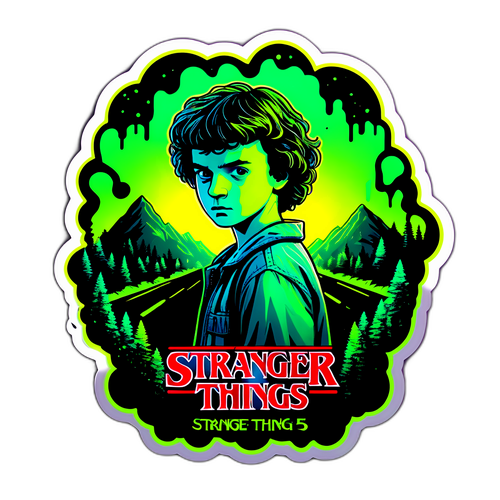 Stranger Things Staffel 5 Aufkleber