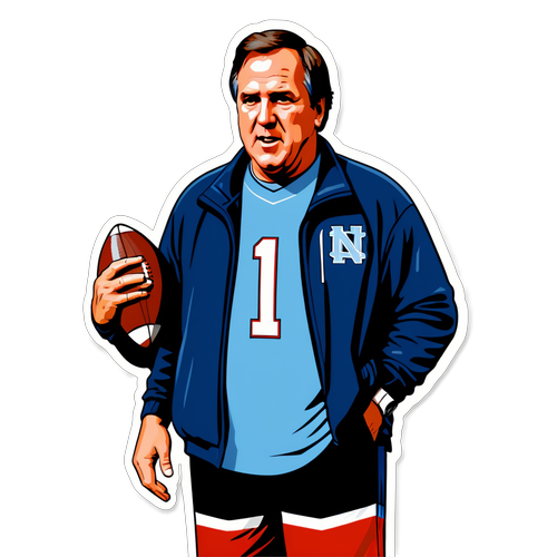 Vintage Bill Belichick Sidelines Sticker