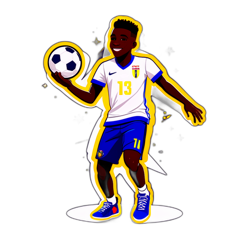 Винисиус Жуниор танцует с мячом на поле