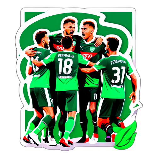 Izgalmas pillanat a Ludogorets és a Ferencváros mérkőzésén