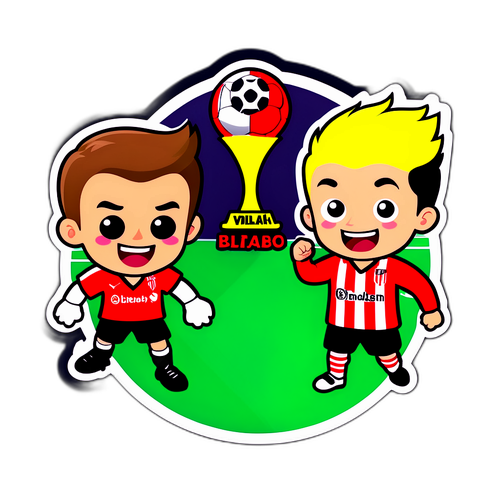 מדבקת משחק ידידותי ויאריאל נגד אתלטיק בילבאו