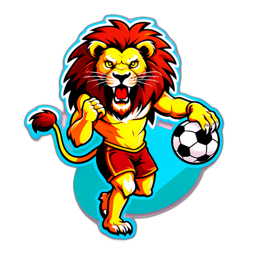 Креативний дизайн: Рома у формі агресивного лева з футбольним м’ячем