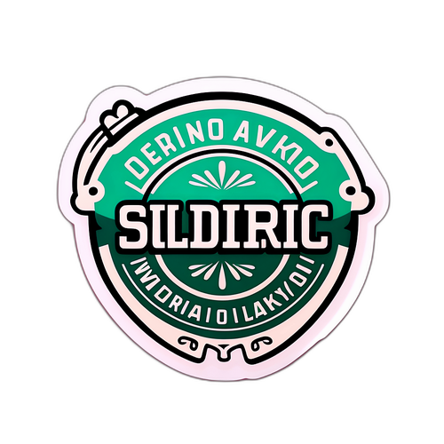Stílusos Kollaboráció Sticker