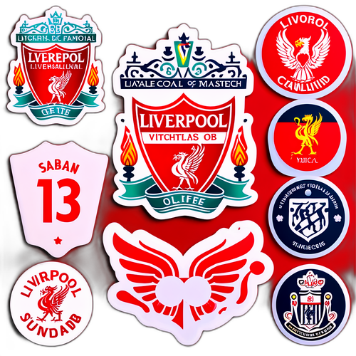 利物浦與蘇塞克比賽情感貼紙