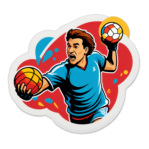 Die besten Handball-Momente aller Zeiten: Ein Retro-Sticker für wahre Fans!