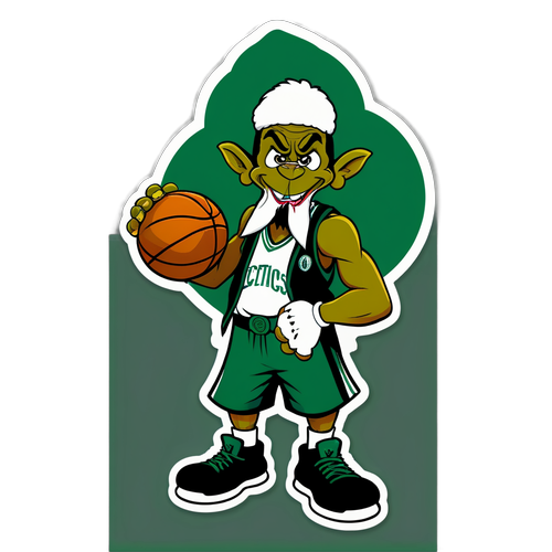 Fierce Boston Celtics Leprechaun Sticker
