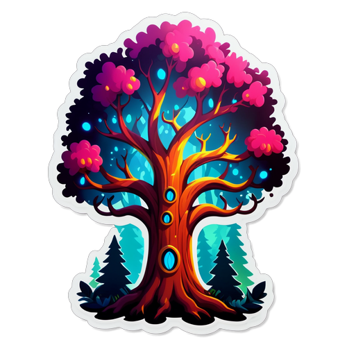 梦幻森林：神秘的树木与光辉的生物